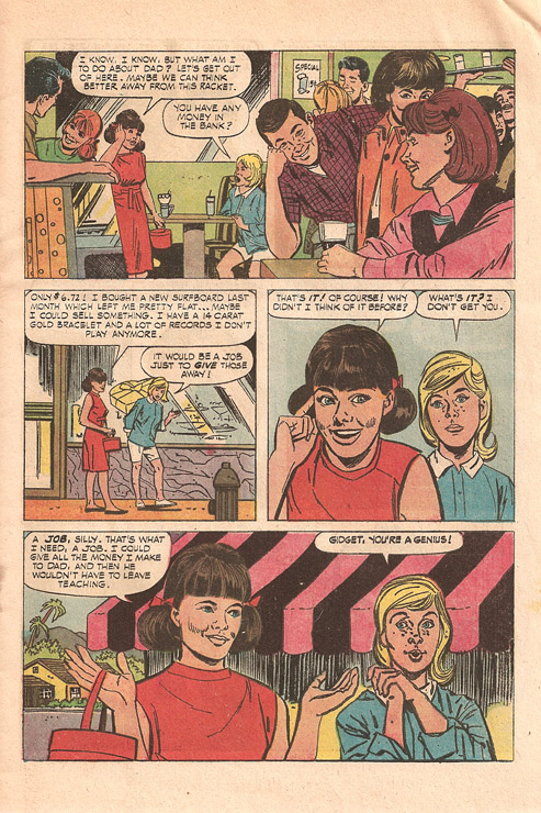 1966 Gidget Comic no.1 page 3