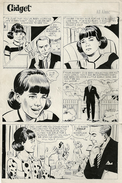 1966 Gidget Comic no.2 inside cover