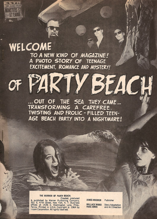 1964 Horror of Party Beach Comic page 1